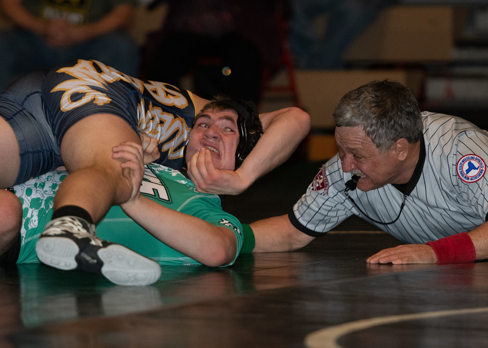 Fighting hard